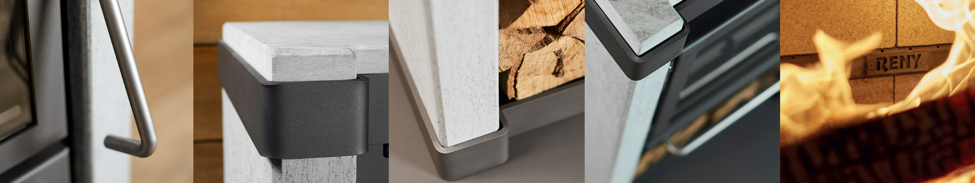 Reny Retro L Speksteen houtkachel - Afbeelding 2